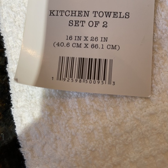 Rae Dunn - GRATEFUL/BLESSED - tea towels - Picture 2 of 2